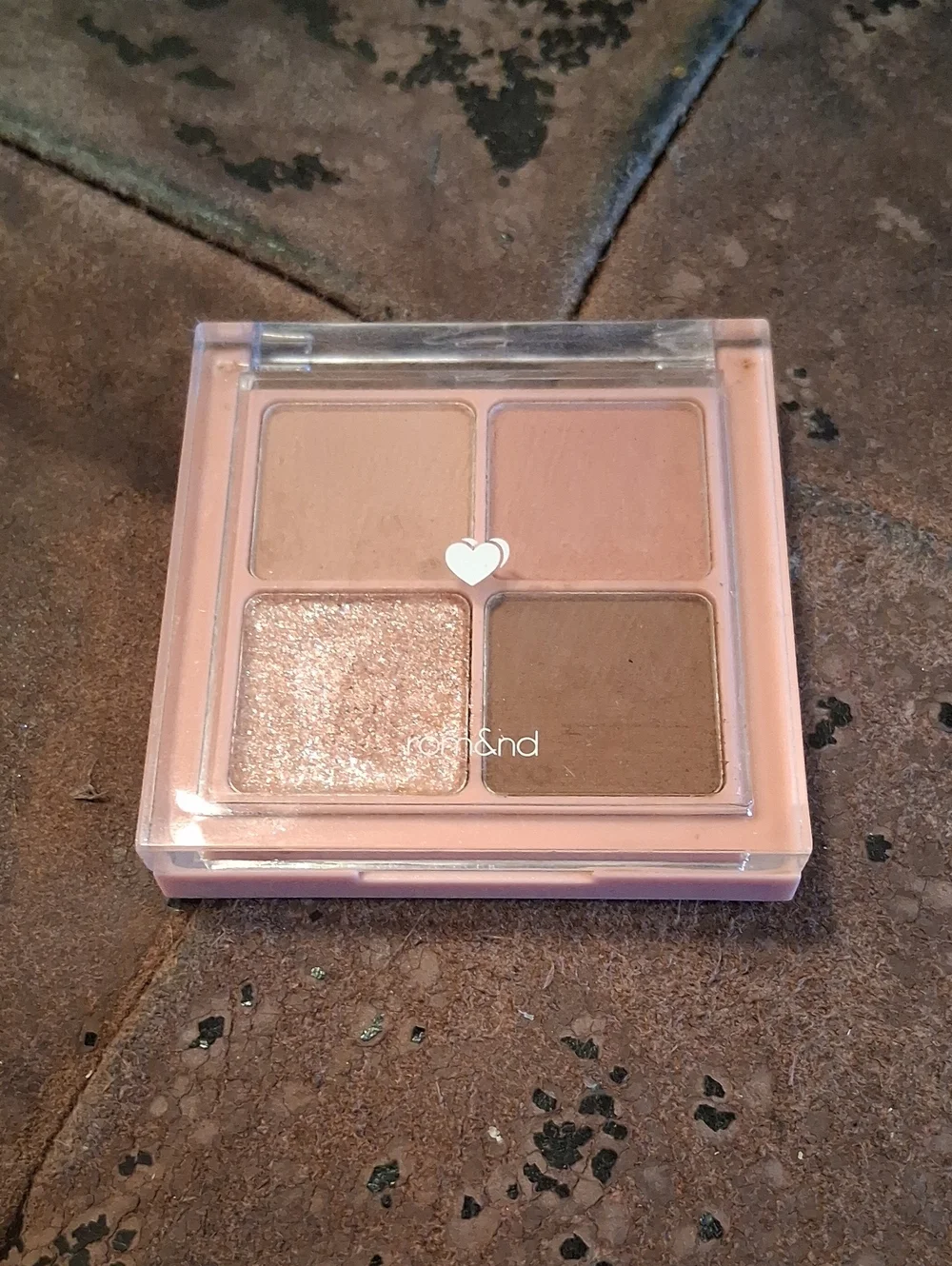 Rom&nd Soft Neutral 4-Color Eye Shadow Palette - Pink Beige